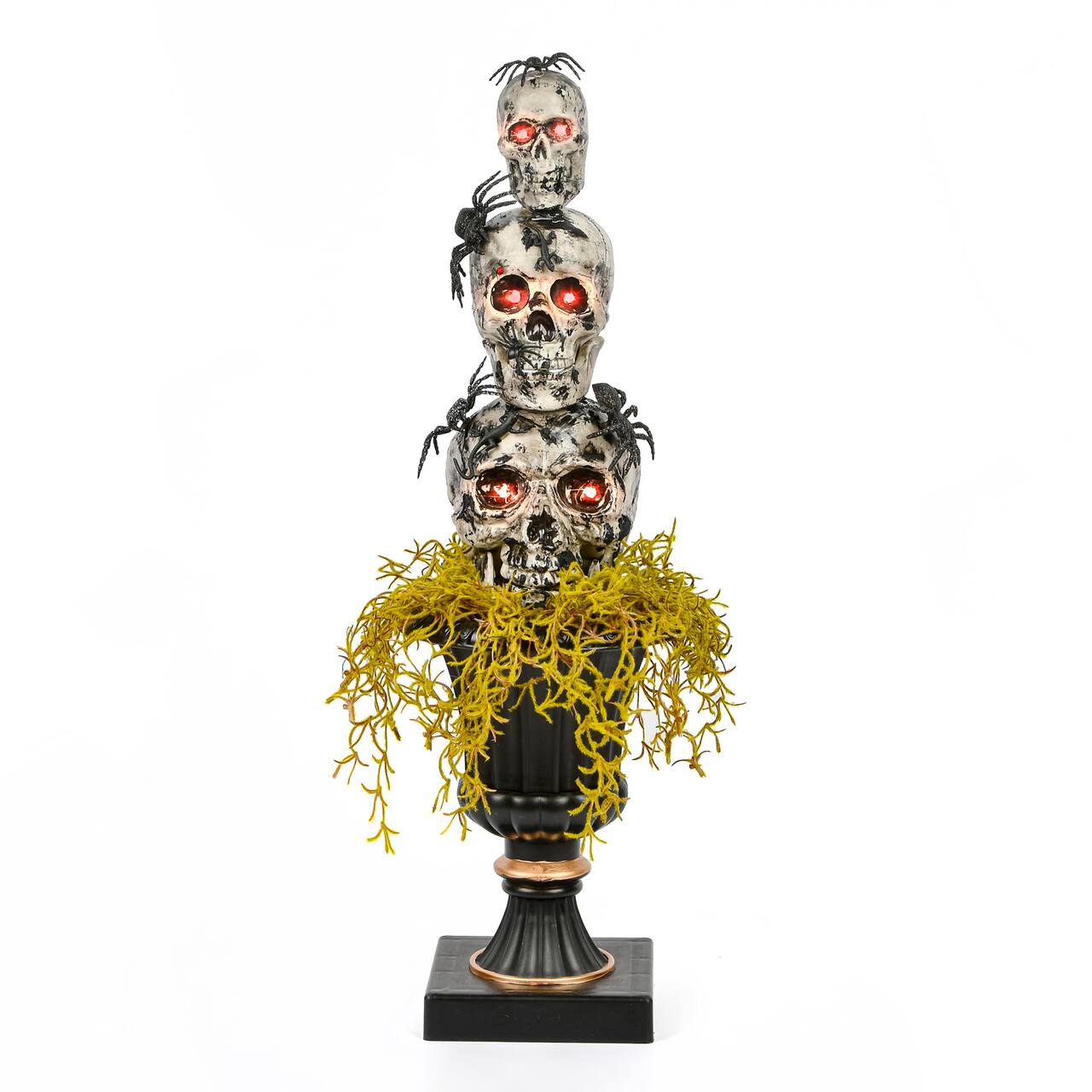 32'' Pre-Lit Skull Tower Halloween Décor
